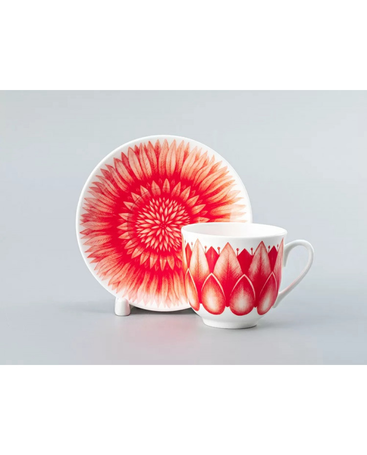 LOMONOSOV IMPERIAL BONE CHINA PORCELAIN ESPRESSO CUP ALOHA Volcano 180